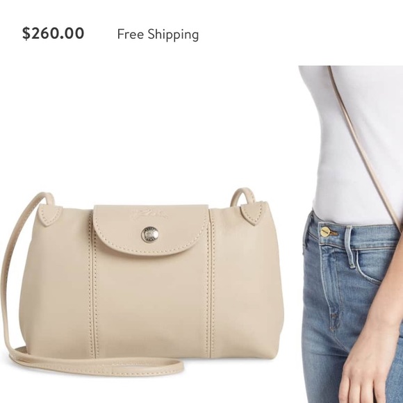 Longchamp Le Pliage - Cuir Crossbody Bag tan small Longchamp Le Pliage - Cuir Crossbody Bag tan small